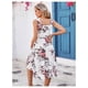 thumbnail image 4 of Vestido Sin Mangas Largo Estampado Floral Blanco, 4 of 7