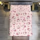 thumbnail image 1 of Cartoon Hello Kitty Stripes 3 Pieces Duvet Cover Set Full Size Super Soft Fade Resistant Microfiber, 1 of 4