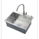 thumbnail image 1 of Lavaplatos 50x40 Cm Acero Inoxidable, 2mm espesor con Dispensador de jabon y Llave Inox, 1 of 6