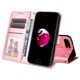 thumbnail image 4 of Funda tipo cartera FOXDOCK para iPhone 7 Plus/8 Plus , diseño girasol en relieve, cuero PU, cierre magnético, soporte y tarjetero, 4 of 5