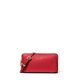 thumbnail image 1 of Cartera bandolera Michael Kors Jet Set de cuero granulado color carmesí, 1 of 2