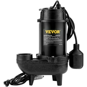 Bomba Sumergible Para Aguas Residuales Vevor 3/4 Hp 5880 Gph De Hierro Fundido