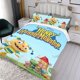 thumbnail image 3 of Henry Hugglemonster Conjunto de sábanas temático, trío de piezas, cómodo y amigable con la piel, diseño único, regalo de decoración para el hogar para familiares, amigos y fans,135cm *200cm, 3 of 6