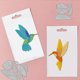 thumbnail image 5 of Troqueles hubangzhu 5,9 × 5,9 cm de colibrí para scrapbooking DIY, 5 of 8
