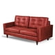 thumbnail image 3 of Sofa Napoles 3 C Cuero Kentucky Rojo, 3 of 6