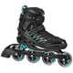 thumbnail image 1 of Patines en línea Roller Derby Q-84 para mujer, color negro/verde azulado, talla 08, 1 of 4