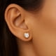 thumbnail image 4 of Aros Abridores Corazón 6mm Oro 18k Tope A Presión Niñas Jovenes, 4 of 7
