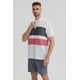 thumbnail image 2 of Polera Hombre Franjas Horizontales Rojo, 2 of 4