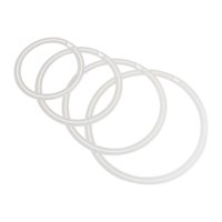 Magideal - 4 Uds. Anillos Silenciosos De Tambor De Amortiguación Anillos De Tambor Accesorios De Percusión Piezas De Tambor Accesorio Práctico Silenciadores De , Estilo A