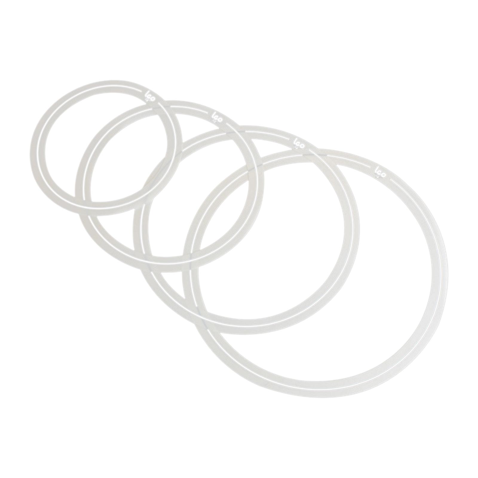 Magideal - 4 Uds. Anillos Silenciosos De Tambor De Amortiguación Anillos De Tambor Accesorios De Percusión Piezas De Tambor Accesorio Práctico Silenciadores De , Estilo A