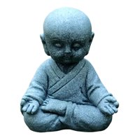 Bothyi - Mini Estatua De Buda Figurita De Pequeño Monje Coleccionable Para Adorno De Coche De Escritorio Que No Se Mueve