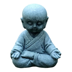Bothyi - Mini Estatua De Buda Figurita De Pequeño Monje Coleccionable Para Adorno De Coche De Escritorio Que No Se Mueve