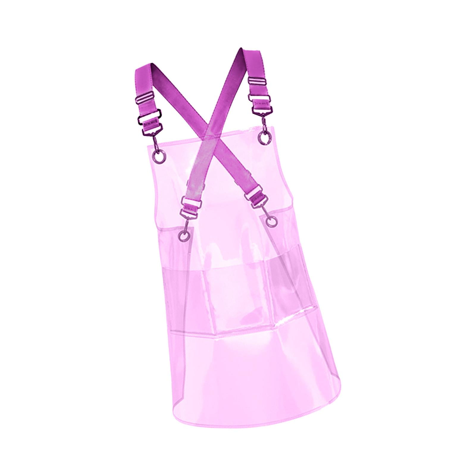 Bothyi - Delantal Transparente Delantal De Chef Bbq Jardinería Asar A La Parrilla Delantal Para Hornear Pintura Delantal Rosa