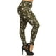 thumbnail image 4 of Saronite Leggings de Cintura Alta y Largo Completo con Estampado Gráfico de Calaveras y Huesos (Tallas Grandes para Mujer), 4 of 4