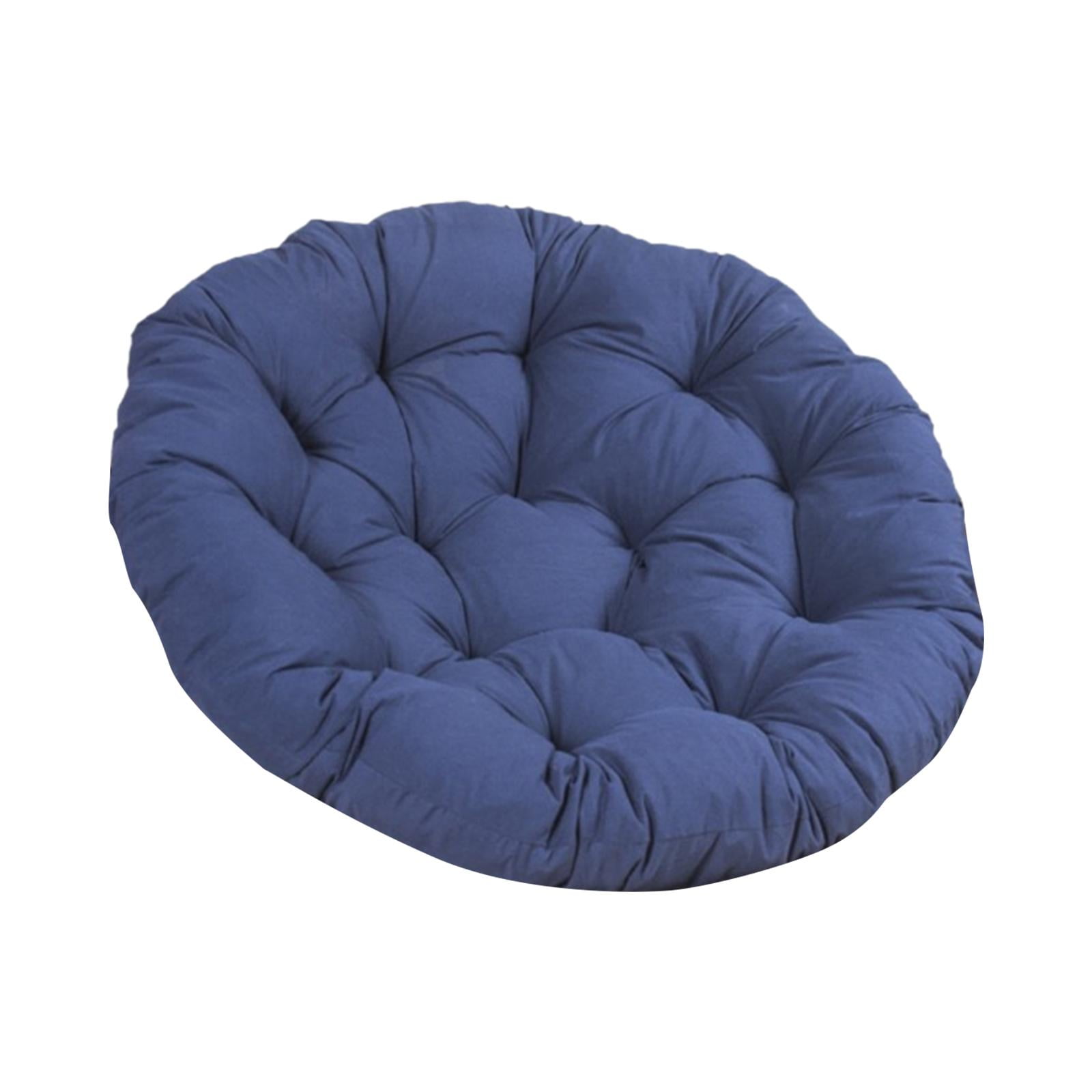 Magideal - Cojín De Silla Papasan Silla De Huevo De 20 Pulgadas Cojín De Canasta Colgante Silla Colchón De Silla De Jardín Grueso Para Habitaciones Familiares Du Azul Oscuro