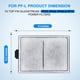 thumbnail image 3 of Cartucho de filtro de acuario HiTauing PF-L Carbon para Top Fin, 3 of 6