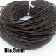 thumbnail image 1 of 5 Yards Retro High Quality Genuine Leather Cord Round/Flat Strand Cow Leather Rope For Necklace Bracelets DIY Jewelry, 1 of 2