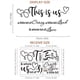 thumbnail image 1 of 1pc Wall Decal, This Is Us A Little Bit Of Crazy, A Little Bit Loud & Whole Lot Of Love,Bedroom Wall Decal Art Quotes Stickers, Home Decor, Picture Wall Decal, 30×15In, 1 of 2
