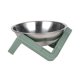 thumbnail image 5 of Cuenco Elevado Para Gatos, Cuenco Para Beber, Cuenco De Comida Para Gatos, Cuenco De Acero Para Cachorros Pequeños Y Medianos, Verde, 5 of 5