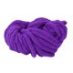 thumbnail image 2 of Hilo De Chenilla Grueso, Fibras Acrílicas Gigantes Lavables Para Manta, Cojín, Color Violeta, 2 of 5