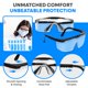 thumbnail image 5 of Gafas de seguridad TAIGAOASIS con lentes de cobertura total antivaho, paquete de 12, 5 of 7