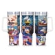 thumbnail image 1 of Presenta: Pato Donald Vaso aislado de acero inoxidable con asa, diseño temático, regalo para familia, amigos y fans; incluye pajita y encaja en el portavasos estándar, 40 oz, 1 of 6