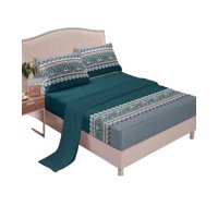 Genérico - Juego De Sabanas 2Oo Hilos King Con Diseño S08