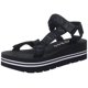 thumbnail image 1 of Sandalia con cuña GUESS AVIN para mujer, color negro, talla 8, 1 of 1