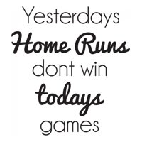 Rienda Libre Graphics - Decomural Yesterdays Home Run Baseball Ws-43126