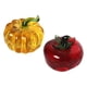thumbnail image 5 of 2 Uds Bonita Estatua Ornamento Estatuilla Habitación Decoración De Escritorio Calabaza Tomate, 5 of 5