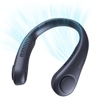 Ventilador De Cuello Portátil Jisulife, Sin Hojas, Recargable, 4000 Mah, Rosa