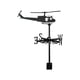 thumbnail image 2 of Estatuilla De Helicóptero, Adorno De Veleta De Viento, Veleta Para Patio, Granja, Resistente, 2 of 5