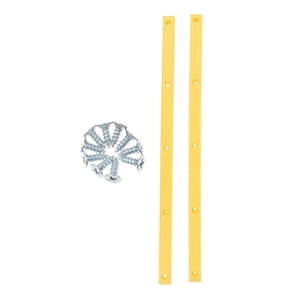 Ioensy - 1 Par De Rieles De Monopatín, Cabeza Anti Golpes, Protección, Tira De Goma, Pieza De Longboard