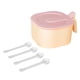 thumbnail image 1 of Contenedor De Condimentos De 4 Rejillas, Tarros De Condimentos De Cocina Para Cafeterías, Fiestas, Cocina, Rosa, 1 of 3