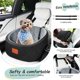 thumbnail image 4 of Asiento de coche para perros Lealchum para perros pequeños de hasta 14 kg, ultrasuave, 4 of 6