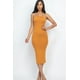 thumbnail image 1 of Vestido Tubo Ajustado Camello L, 1 of 5