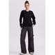 thumbnail image 4 of Polerón Mujer Oversize Bordado Negro, 4 of 4