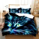 thumbnail image 1 of v2900 Bed Sheets Lovely Cat Print Bedding Set Cute Duvet Quilt Cover Animal Bed Cover with Pillowcases Custom Bed Linen Full King Size Decor 3-Piece Bedding Set (1 Duvet Cover + 2 Pillow Shams) Bed Sh, 1 of 5
