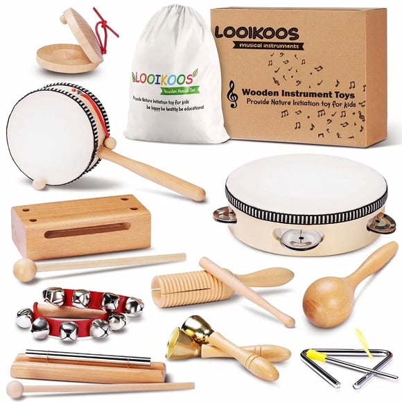 Instrumentos musicales LOOIKOOS Baby Montessori Toys 1-3 años