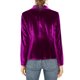 thumbnail image 3 of INSPIRE CHIC Blazer de Terciopelo para Mujer Color Sólido Cuello de Chal Una Botón Traje de Trabajo XS Violeta Púrpura, 3 of 6