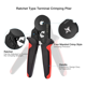 thumbnail image 3 of "Set Alicate Crimpador + Belug 1800 Terminales negro con Rojo ", 3 of 5