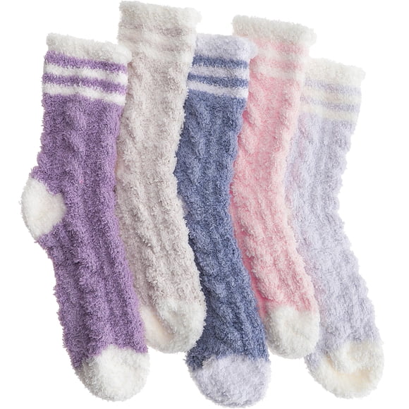 Calcetines Fuzzy Socks EBMORE Fleece Fluffy Cabin Plush Cálidos para mujer