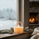 thumbnail image 4 of Vela Led De Navidad Sin Llama Lampara Decorativa Pilas / Usb Blanco, 4 of 5