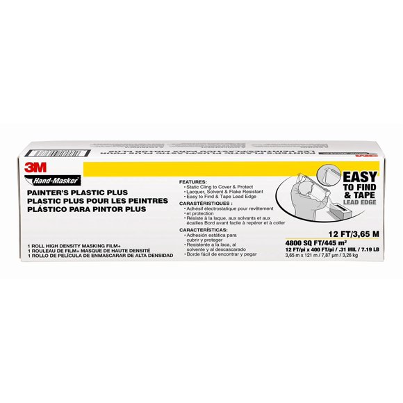 Lámina de plástico 3M Hand masker Painters Plastic Plus MFB-12