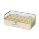 thumbnail image 2 of Vitrina Multiusos Para Pendientes, Porta Collares, Doble Capa Para Anillos, Color Beige, 2 of 5