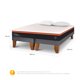 thumbnail image 3 of Cama Europea Bee Comfort King Base Dividida, 3 of 9