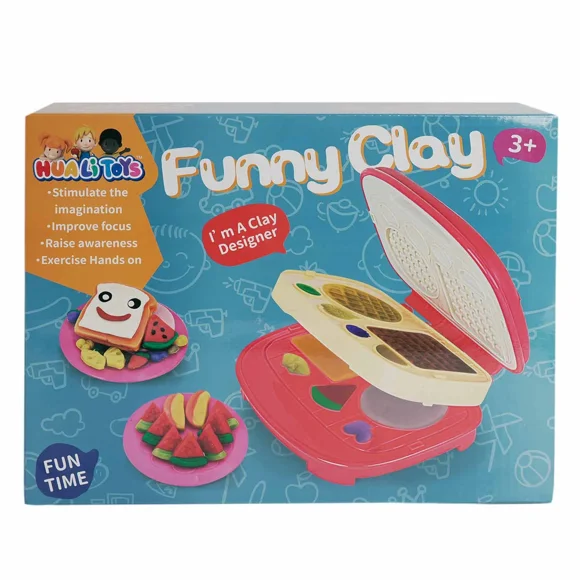 Set De Arcilla Funny Clay Con Waflera Y Moldes