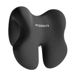 Magideal - Almohada De Espuma Viscoelástica Para El Cuello, Para Escritorio, Descanso, Reposabrazos Transpirable, Almohada Lumbar Para Juegos, Sofá, Avión, Viaje Negro