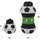 thumbnail image 2 of Botella de agua Maccabi Art, con clip, plegable, balón de fútbol de 1 litro, 2 of 7