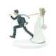 thumbnail image 1 of Figura De Novio Y Novia, Elegante Decoración Para Tartas, Artesanía Decorativa Para Tartas De Boda, Tira De La Corbata, 1 of 5